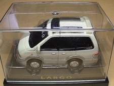 Pullback Car Nissan Largo W30 Type 3rd Generation Minivan White Miniature Car