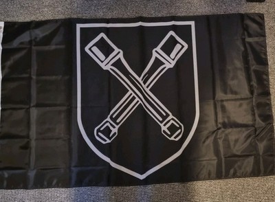 Granaten im Schild Flagge 3 Fuß x 5 Fuß