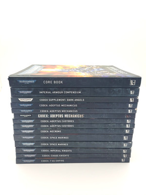 Warhammer 40K Rulebook & Codex Bundle Lot of 14 RPG Books 40,000 Games Workshop