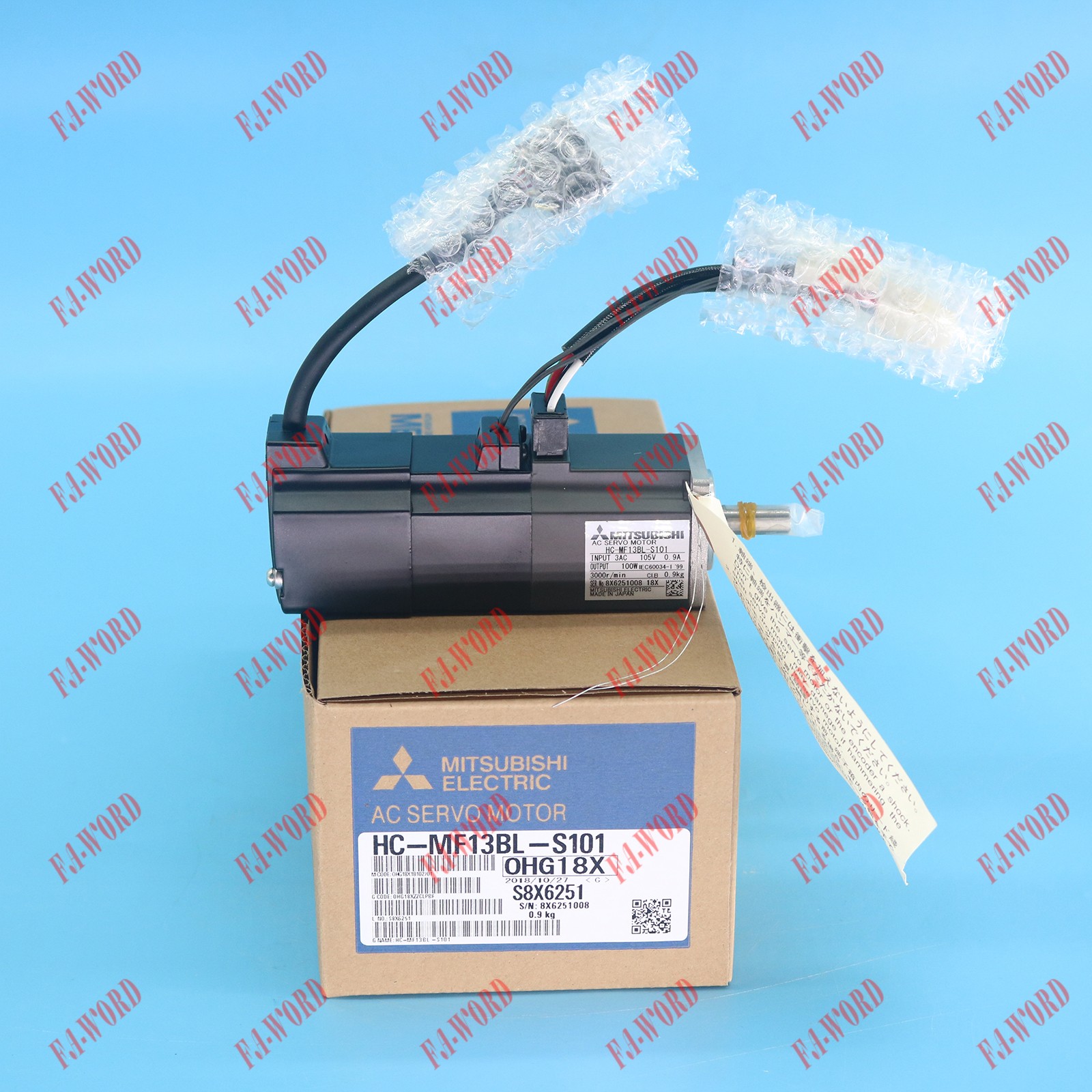 Mitsubishi New in box HC-MF13BL-S101 Servo Motor HC-MF13BL-S101 FAST SHIP