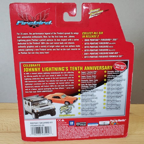 Johnny Lightning 1973 Pontiac Firebird Formula SD Diecast 1:64 Red - Picture 7 of 10