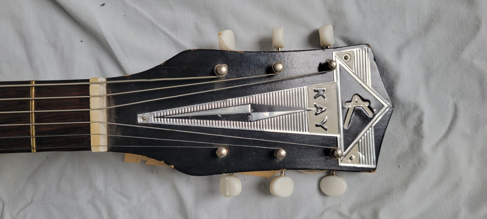 Vintage Kay Archtop Acoustic Guitar–Mid‑Century Chicago Build–Original Hardware