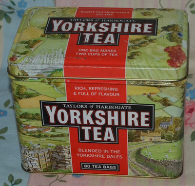 Vintage Yorkshire Tee Blechdose Taylors of Harrogate