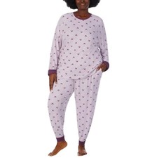 Disney Minnie Mouse 2pc Purple Cozy Long Sleeve Jogger Lounge PJ Set Women's 3X