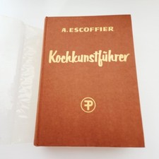Kockkunstfuhrer By A Escoffier Large Hardcover German Cookbook 