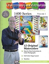 Terry Madden's 1400 Series Volume 1 Watercolor Instructional Book