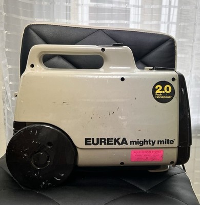 Eureka Mighty Mite 3114 A Canister Vacuum, 120 AC, Corded, 1200W, Beige/Gray