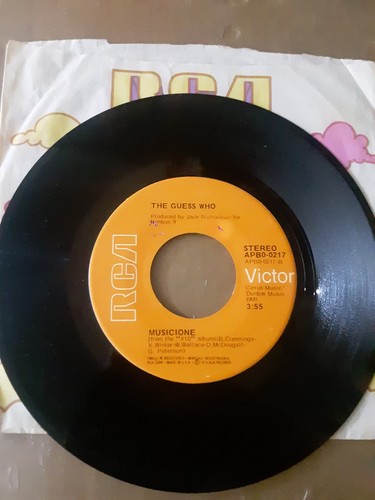 The Guess Who:   Musicione / Star Baby. 7"inch 45 rpm Mint Condition. - Picture 1 of 2