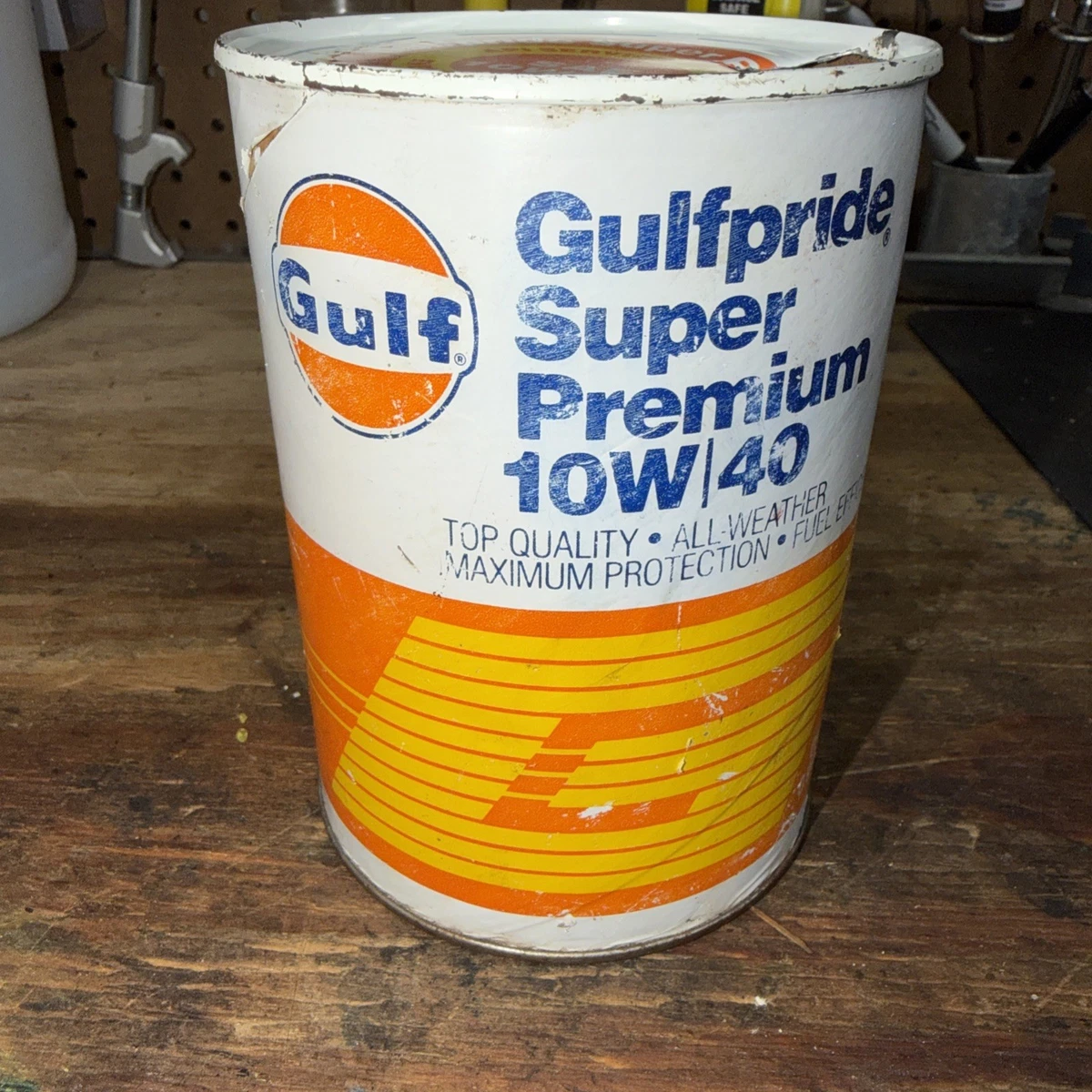 Gulf In Collectible Gas & Oil Advertising Cans And Buckets for