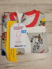 Pottery Barn Kids Justice League Glow In The Dark Pajama Set SIZE 8 NWOT