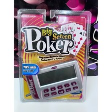 Radica Big Screen Poker Handheld Electronic Game 73010 New Sealed Vintage 2002