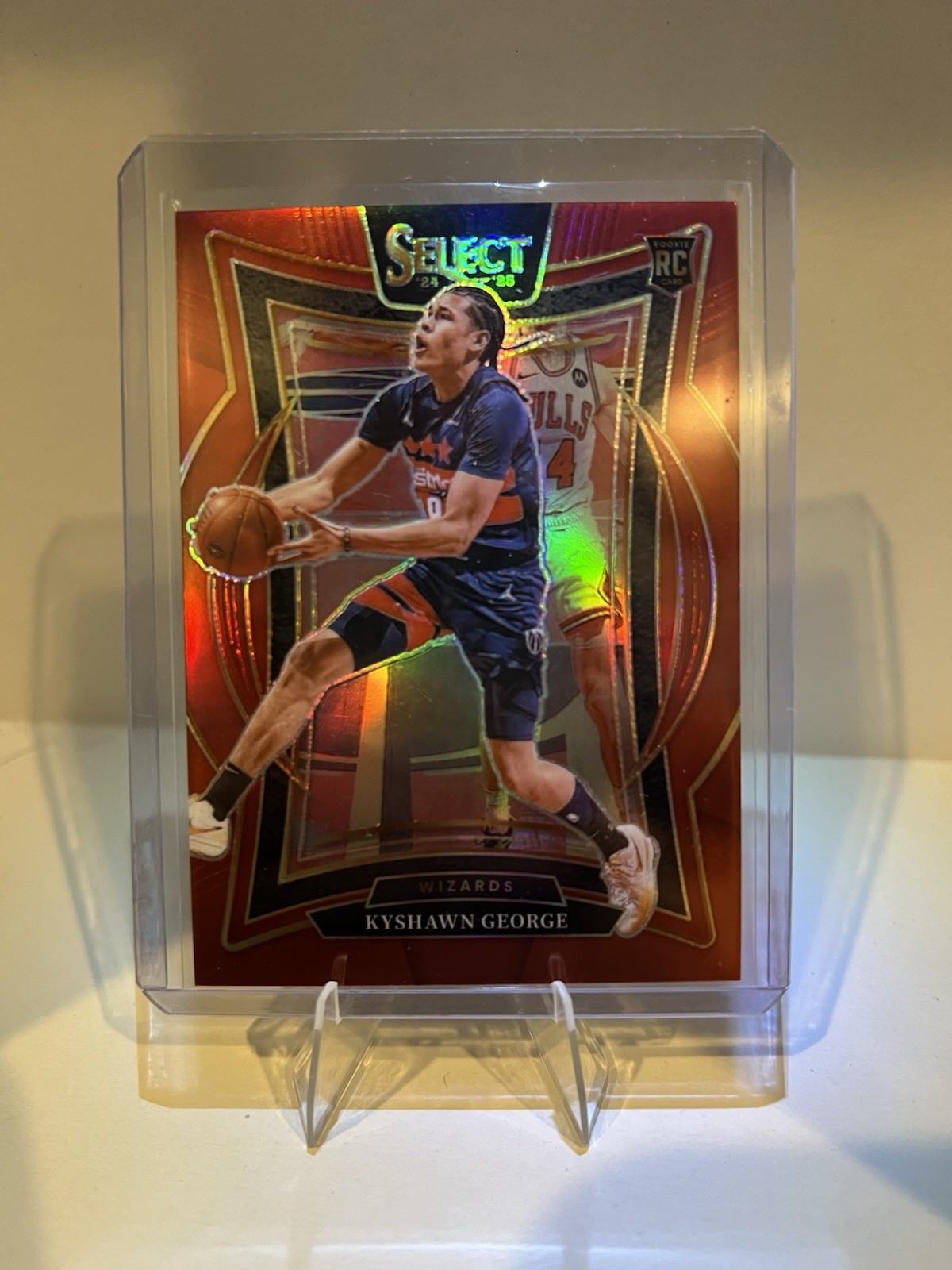 2024-25 Panini Select - Concourse Kyshawn George #85 Red Prizm /199 (RC)