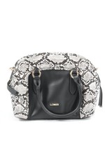 LCREDI Borsa con manico Donna Borsa grigio chiaro-nero stile casual