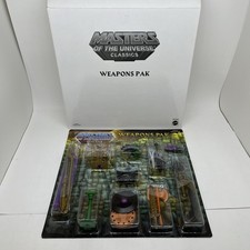 MOTU MASTERS OF THE UNIVERSE CLASSICS WEAPONS PAK PACK Great Wars Assortment