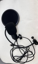 FIFINE USB Condenser Microphone with Pop Filter  Adjustable Mount