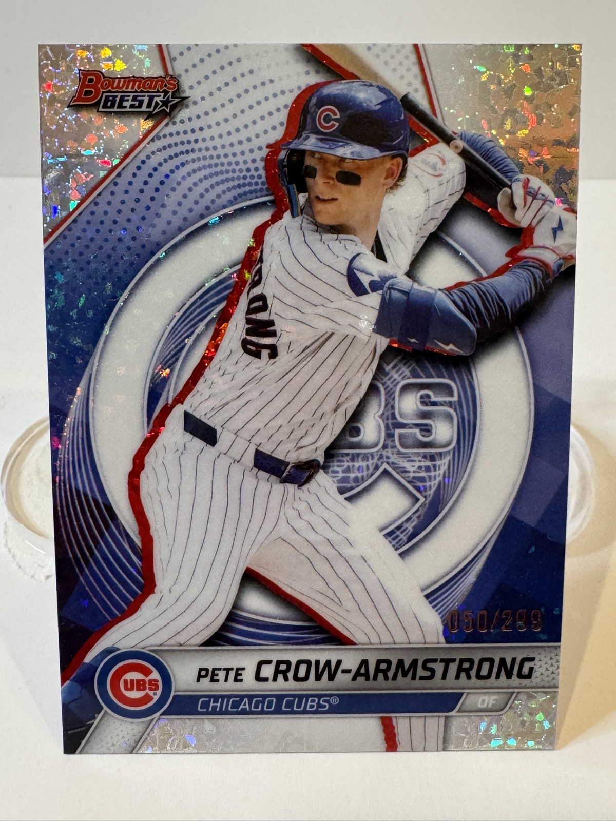 2024 Bowman's Best - Pete Crow-Armstrong #17 Mini-Diamond Refractor /299 (RC)