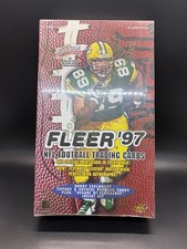 1997 Fleer Football Factory Sealed Hobby Box 36 Packs
