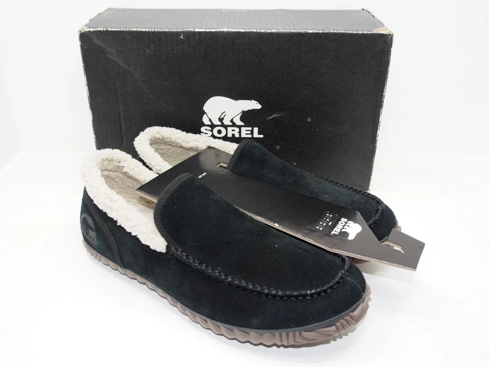 Zapatillas para hombre SOREL Dude Moc negras talla 10 Foto 2 de 4