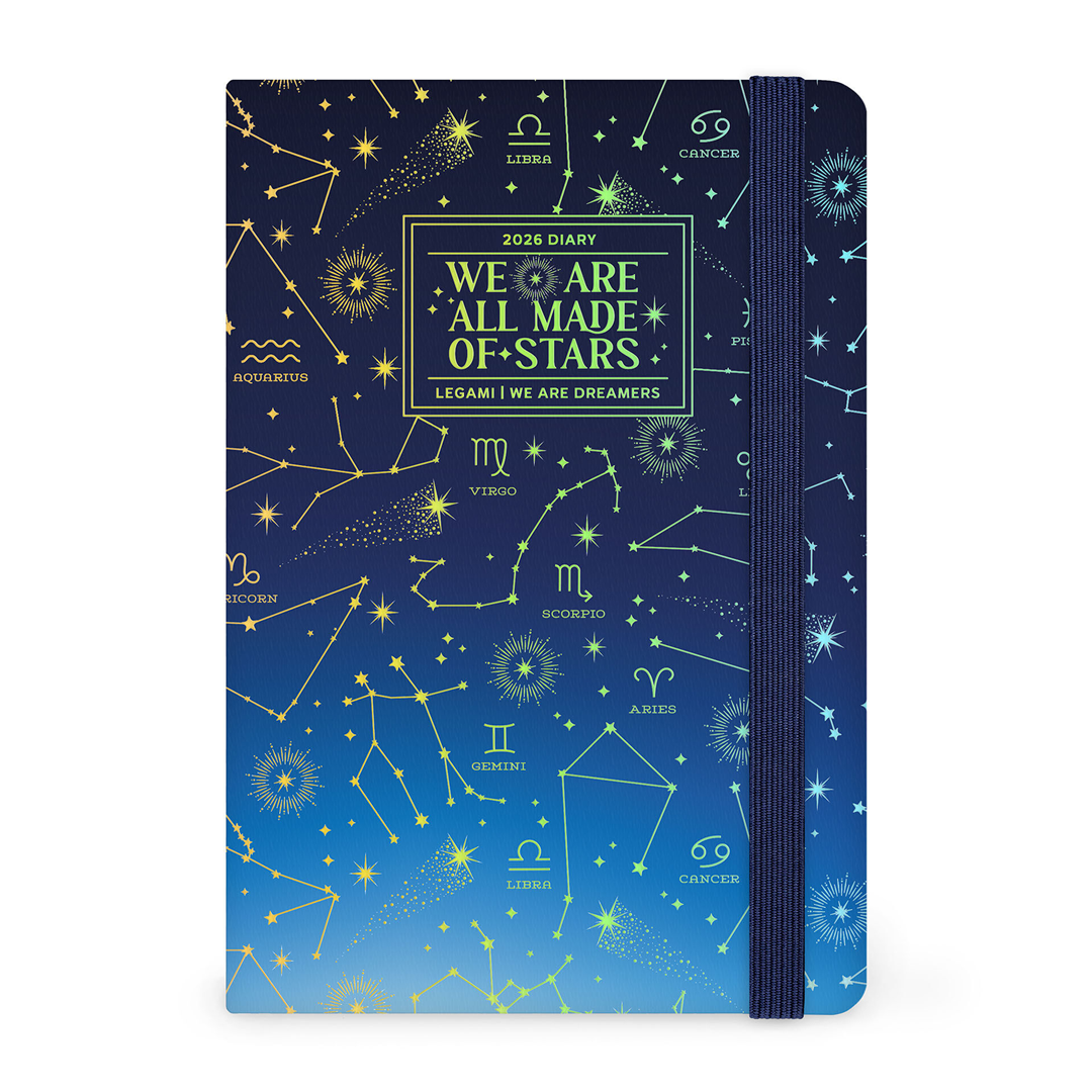 Agenda 12mesi Settimana Medium Photo Stars 2026 | Legami
