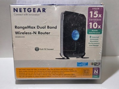 NETGEAR WNR2000v5  N300 Wireless-N RangeMax WIFI Router 300Mbps 4 Port Black