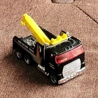 Vintage Unit 7 Hot Wheels Rescue Rig Diecast Tow Truck Black Yellow 1981 1:64