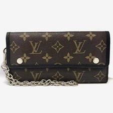 Louis Vuitton Portefeuille Long Monogram Macassar M60168 Purse, Pre-owned