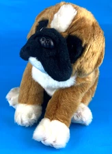 Demdaco Nat & Jules Boxer Dog 9" Plush Stuffed Classroom 2011