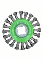 Bosch ScheibenbüRste Heavy For Inox X-LOCK, Gezopft, Rostfrei, 115 Mm, 0,5 Mm