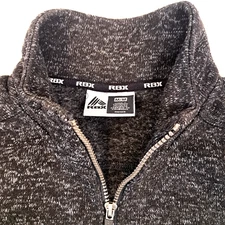 RBX 1/4 Zip Activewear Jacket Women's Medium Tweed Color Athleisure Activewear