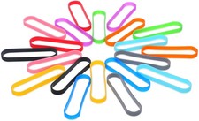 30 Pcs Colored Rubber Bands 3 Inches Silicone Bands Rubber Bands Office Supplies