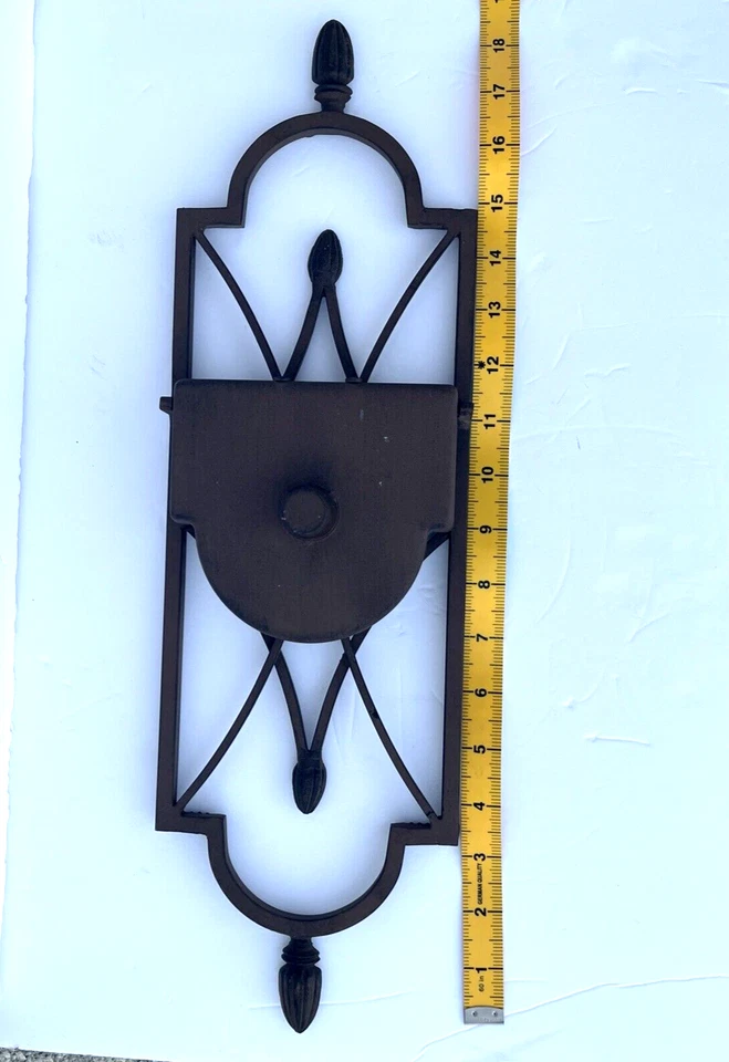 Southern Living At Home Hierro Forjado Plegable Aplique de Pared Candelabro 18” Foto 4 de 4