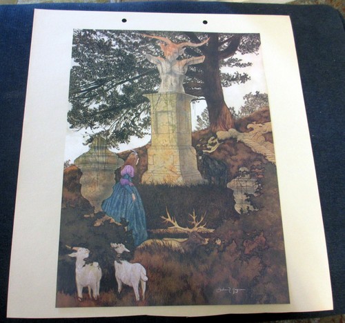 Vintage Beauty And The Beast Complete 12 Month Calendar Michael R Hague Prints - Picture 2 of 14