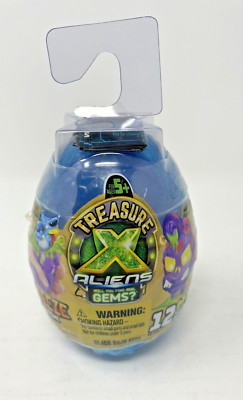 Treasure X Aliens Gems Squeeze to Hatch the Egg Ooze Sucking Alien  NEW