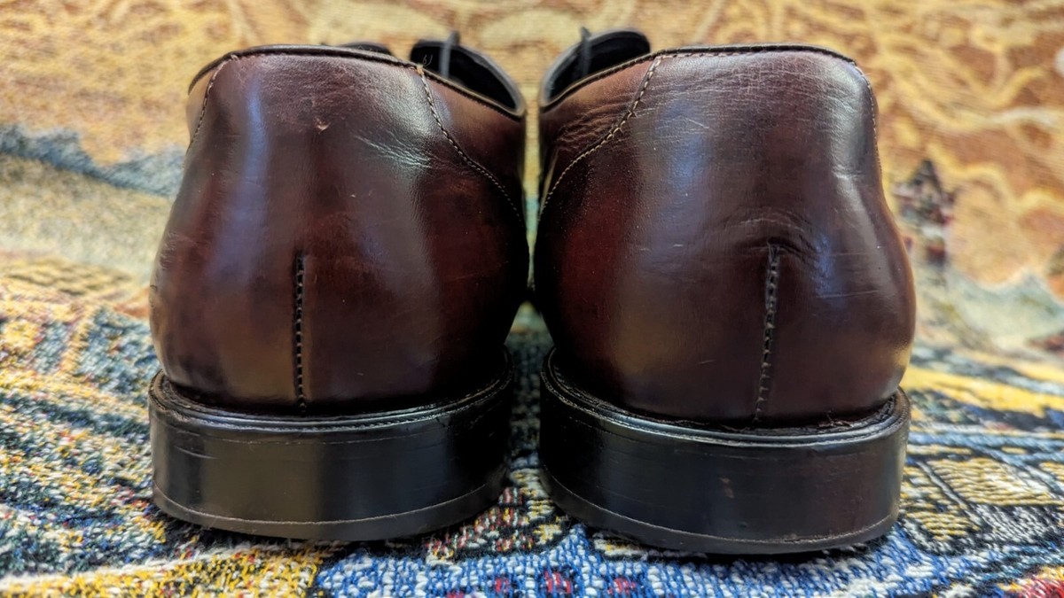 Belvedere Shoes Mens SZ 11 Burgundy Oxford Gen. Alligator Saddle Brogue Handmade Belvedere Sz 10 Burgundy Alligator Classic Men main image 2