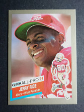 1991 FLEER FOOTBALL #20 JERRY RICE SAN FRANCISCO 49ERS ALL PRO *NRMT/MINT* HOF*