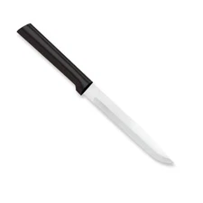Cutlery Utility Steak Knife Black Handle Pack Of 2