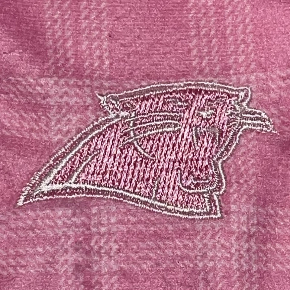 Pijama Reebok NFL Carolina Panthers concientización sobre el cáncer de mama rosa M mediano 5/6 Foto 3 de 4