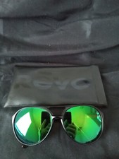 Vintage 1980's Revo Sunglasses Green Mirrored Lenses NASA Original Case RARE