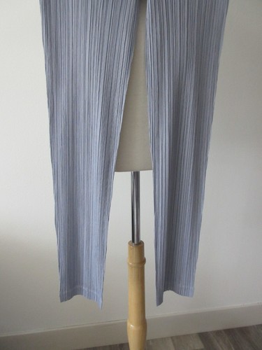 NWT PLEATS PLEASE ISSEY MIYAKE light lavender elastic waist pleated pants 4 - Picture 3 of 9