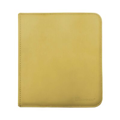 Ultra PRO Vivid 12-Pocket Zippered PRO Binder - YELLOW - For 480 Gaming  Cards