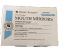 Dental Henry Schein  Mouth Mirror front surface Cone Socket #5  12/Box Miltex