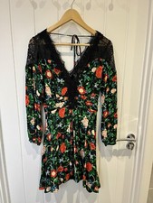 Gorgeous Floral Lace Shoulder Anthropologie Dress Size 8/XS