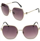 Bvlgari Bv40035U Coin Gold Purple Metal Elegant Logo Sunglasses 40035 33T