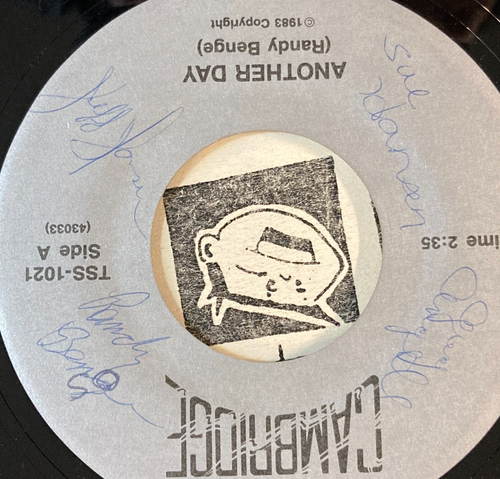 Cambridge 45 Another Day / He Never Knew 1983 Autographed Private VG+ - Picture 4 of 4
