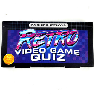 Retro Video Game Quiz (The Gaming Room) 50 Quiz Questions - New