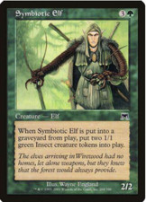 Symbiotic Elf Onslaught - MTG Magic the Gathering - NM /LP