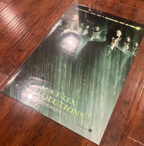 Matrix Revolution Movie Poster 27x40 DS Rare Advance Poster 2003 - Bild 5 von 7