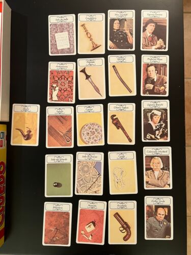 CLUEDO Gioco da Tavolo EG Editrice Giochi 1986 - Completo - Mai usato - Foto 4 di 8