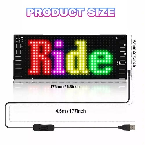 2Pcs Truck-Specific Devil's Eye LED-Screen Car Eye Light Truck Dynamic LED Light - Picture 9 of 16