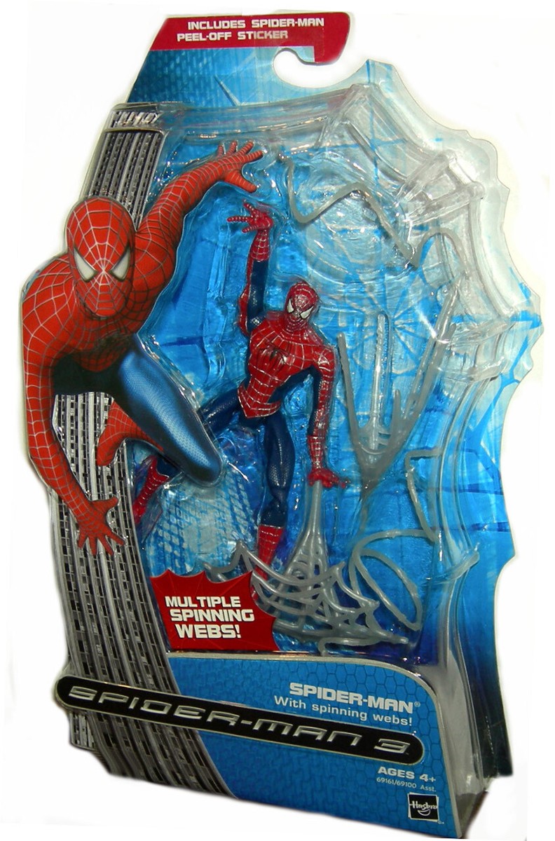 Hasbro Spider Man 3 , Spinning Web Spider Man Action Figure